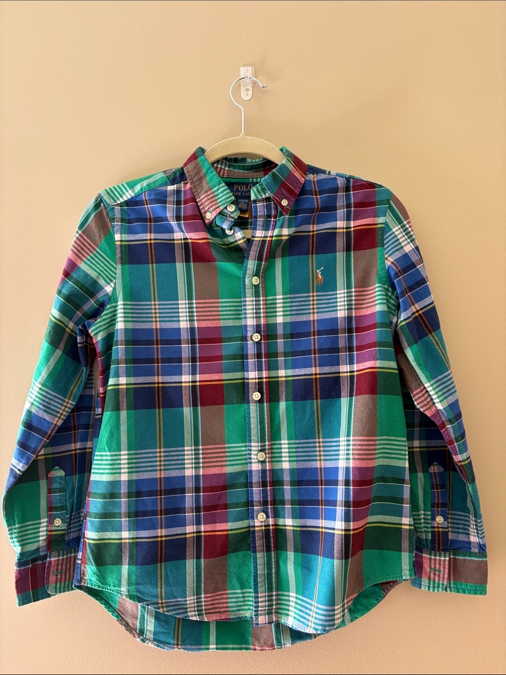 Gold Tag Polo by Ralph Lauren Multicolor Plaid Boy’s Button-Down Shirt
